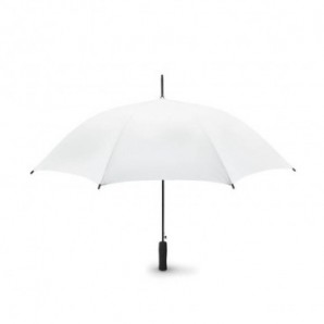 Paraguas automático unicolor antiviento Blanco