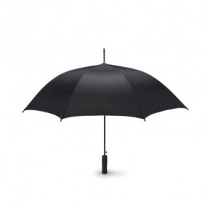 Paraguas automático unicolor antiviento Negro