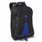 Mochila bicolor en poliéster Azul