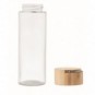 Botella de cristal con tapa de bambú 500ml - vista 2