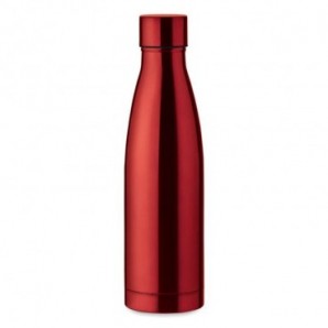 Botella de acero inoxidable doble pared 500 ml Rojo