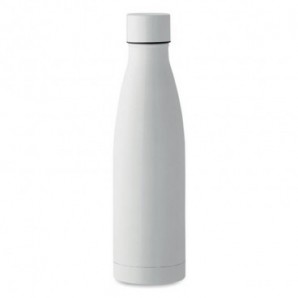 Botella de acero inoxidable doble pared 500 ml Blanco