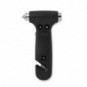 Martillo de emergencia cutter linterna Negro