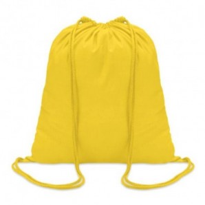 Mochila de cuerdas de algodón Amarillo