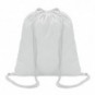 Mochila de cuerdas de algodón Blanco