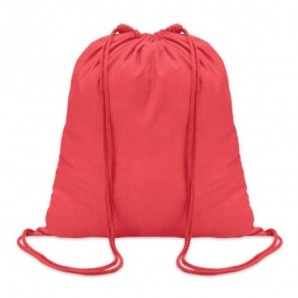 Mochila de cuerdas de algodón Rojo