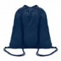 Mochila de cuerdas de algodón Azul