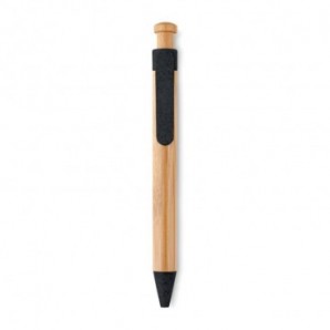 Bolígrafo de bambú Negro
