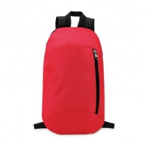 Mochila con bolsillo delantero Rojo