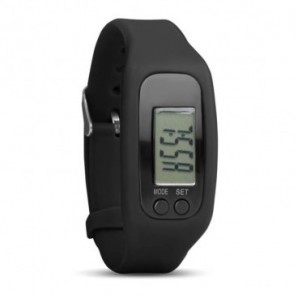 Pulsera deportiva pasos y distancia y calorías Negro
