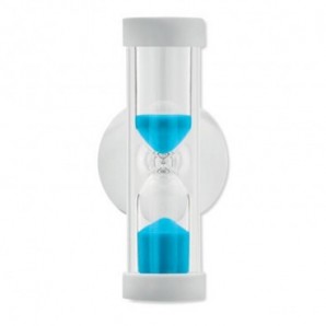 Reloj de arena con ventosa Azul