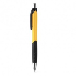 Bolígrafo de plástico y puntera antideslizante Amarillo