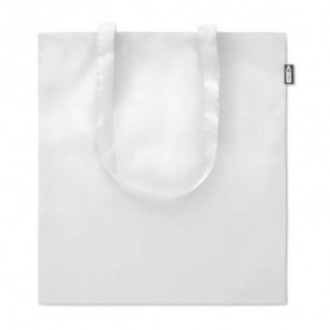 Bolsa de compra asas largas de PET Blanco