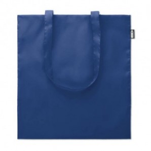 Bolsa de compra asas largas de PET Azul