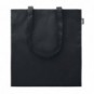 Bolsa de compra asas largas de PET Negro