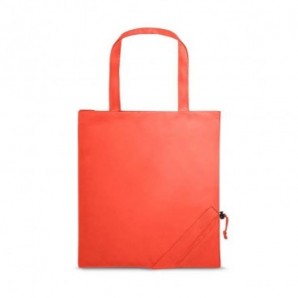 Bolsa plegable de poliéster Rojo