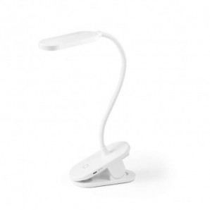 Lámpara de mesa portátil en ABS reciclado Blanco