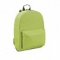 Mochila en poliéster con bolsillo frontal Verde claro