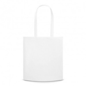 Bolsa de non woven asas largas Blanco