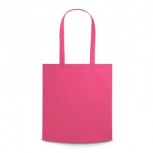 Bolsa de non woven asas largas Rosa