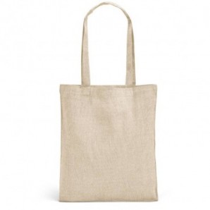 Bolsa de algodón reciclado con asas Natural