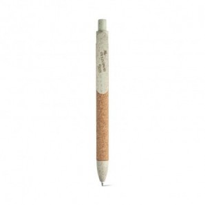 Bolígrafo de corcho y fibra de trigo