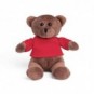 Peluche osito con camiseta Rojo