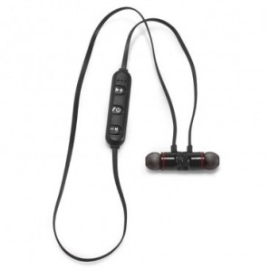 Auriculares para PC bluetooth con controles Negro