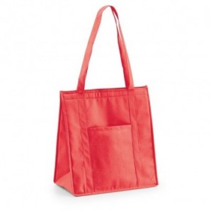 Bolsa nevera con cierre de velcro Rojo