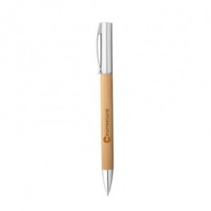 Bolígrafo ABS y bambú metalizado