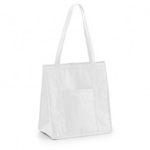 Bolsa nevera con cierre de velcro Blanco