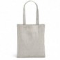 Bolsa de algodón reciclado con asas Gris claro