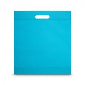 Bolsa de tela no tejida termo sellada Azul claro