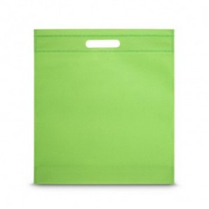 Bolsa de tela no tejida termo sellada Verde claro