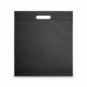 Bolsa de tela no tejida termo sellada Negro