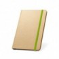 Cuaderno A5 reciclado con tapa dura Verde claro