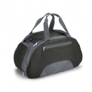 Bolsa de deportes con bolsillo para calzado Negro