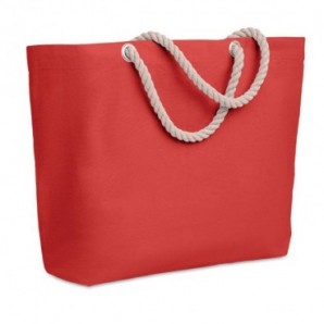 Bolsa de playa de algodón 220 gr Rojo
