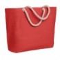 Bolsa de playa de algodón 220 gr Rojo
