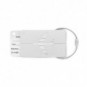 Identificador maleta aluminio Plateado mate
