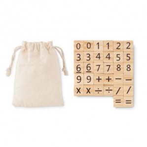 Juego educativo de madera Beige