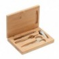 Set de manicura con 4 piezas Madera