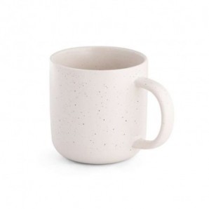 Taza de cerámica de 370ml Blanco pastel