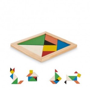 Rompecabezas Tangram de madera Madera