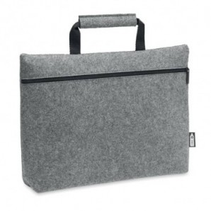 Bolsa de fieltro portátil RPET 15 pulgadas Gris