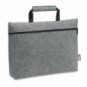 Bolsa de fieltro portátil RPET 15 pulgadas Gris