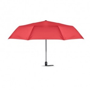 Paraguas plegable apertura y cierre automático Rojo