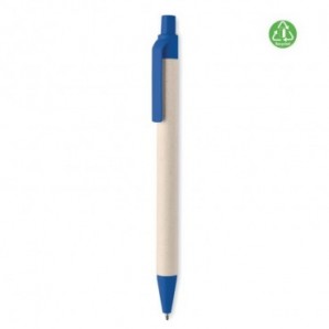 Bolígrafo de carton de leche reciclado Azul
