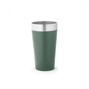 Vaso de viaje de acero inoxidable 540 mL Verde militar