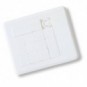 Puzzle de plástico Blanco